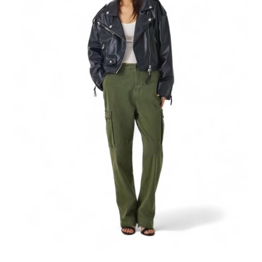 GOOD AMERICAN NWT Olive Cargo Pant